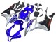 2007-2008 Honda CBR600RR Motorcycle Fairings - Silver Blue Glossy Black Racing Canada Websites