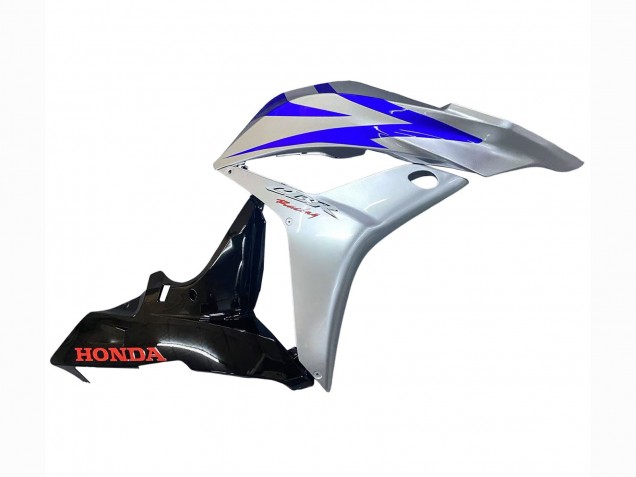 2007-2008 Honda CBR600RR Motorcycle Fairings - Silver Blue Glossy Black Racing Canada Websites