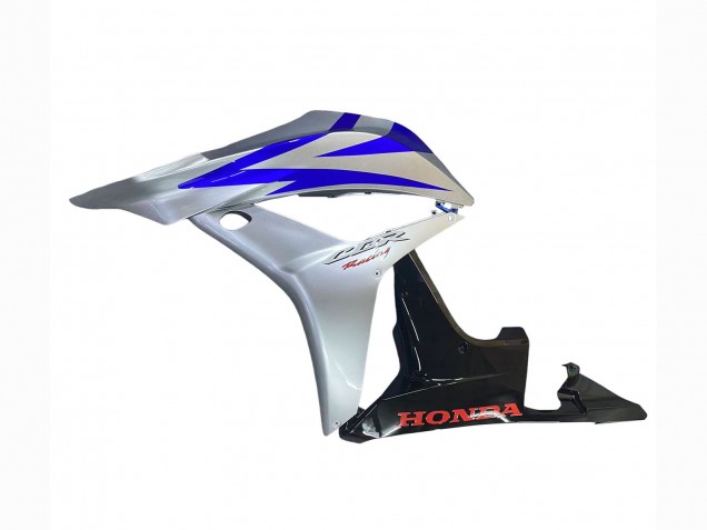 2007-2008 Honda CBR600RR Motorcycle Fairings - Silver Blue Glossy Black Racing Canada Websites