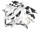 2007-2008 Honda CBR600RR Motorcycle Fairing - White Gold Glossy Black Playboy Canada Websites