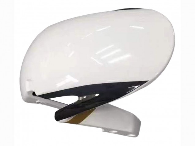 2007-2008 Honda CBR600RR Motorcycle Fairing - White Gold Glossy Black Playboy Canada Websites