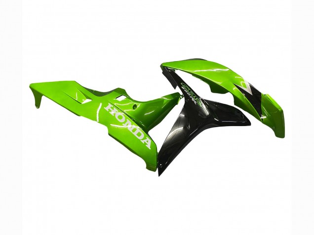 2007-2008 Honda CBR600RR Motorcycle Fairing Kits - Green Glossy Black Canada Websites