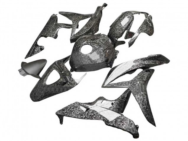 2007-2008 Honda CBR600RR Motorcycle Fairings - Black Forged Carbon Fiber Canada Websites