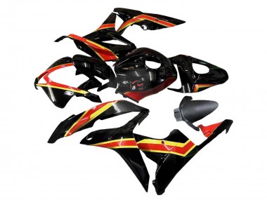 2007-2008 Honda CBR600RR Motorcycle Fairings - Red Gold Glossy Black Canada Websites