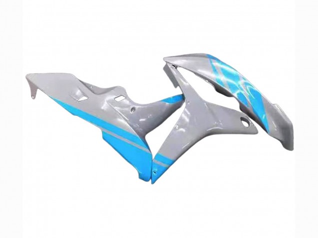 2007-2008 Honda CBR600RR Motorcycle Fairings - Glossy Grey Light Blue Canada Websites