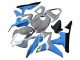 2007-2008 Honda CBR600RR Motorcycle Fairings - Nardo Grey Blue White Glossy Black Canada Websites