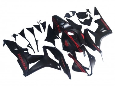 2007-2008 Honda CBR600RR Motorcycle Fairings - Matte Black Red Canada Websites