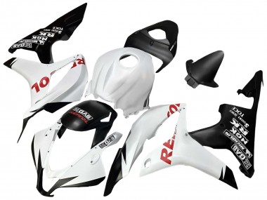 2007-2008 Honda CBR600RR Motorcycle Fairings - White Matte Black Red Repsol Canada Websites