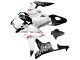 2007-2008 Honda CBR600RR Motorcycle Fairings - White Matte Black Red Repsol Canada Websites