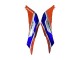 2007-2008 Honda CBR600RR Motorcycle Fairings - Silver Blue Red HRC Canada Websites
