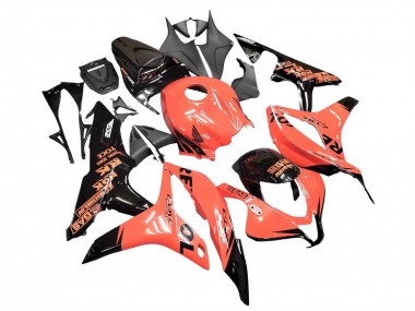 2007-2008 Honda CBR600RR Motorcycle Fairings - Orange Glossy Black Repsol Canada Websites