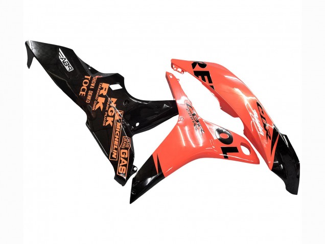 2007-2008 Honda CBR600RR Motorcycle Fairings - Orange Glossy Black Repsol Canada Websites
