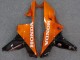 2007-2008 Honda CBR600RR Motorcycle Fairings - Glossy Black Orange Flame Canada Websites