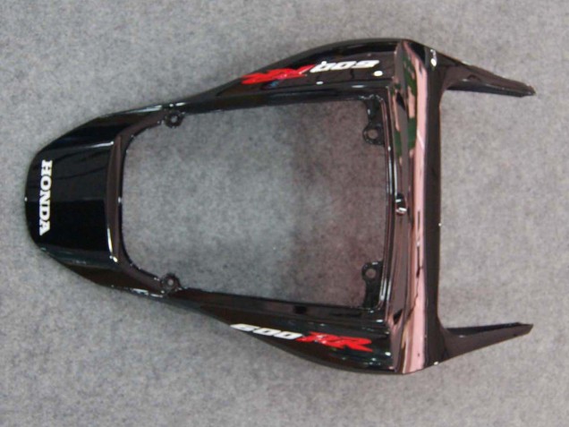 2007-2008 Honda CBR600RR Motorcycle Fairings - Glossy Black Orange Flame Canada Websites