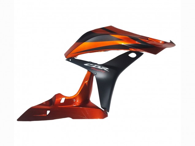 2007-2008 Honda CBR600RR Motorcycle Fairing - Orange Matte Black Canada Websites