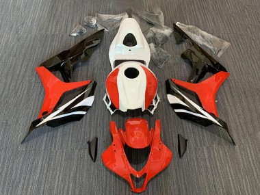 2007-2008 Honda CBR600RR Motorcycle Fairing Kits - White Red Glossy Black Canada Websites