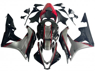 2007-2008 Honda CBR600RR Motorcycle Fairings - Silver Red Glossy Black Canada Websites
