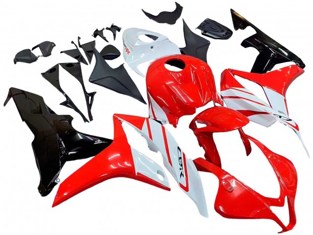 2007-2008 Honda CBR600RR Motorcycle Fairing - White Red Glossy Black Canada Websites