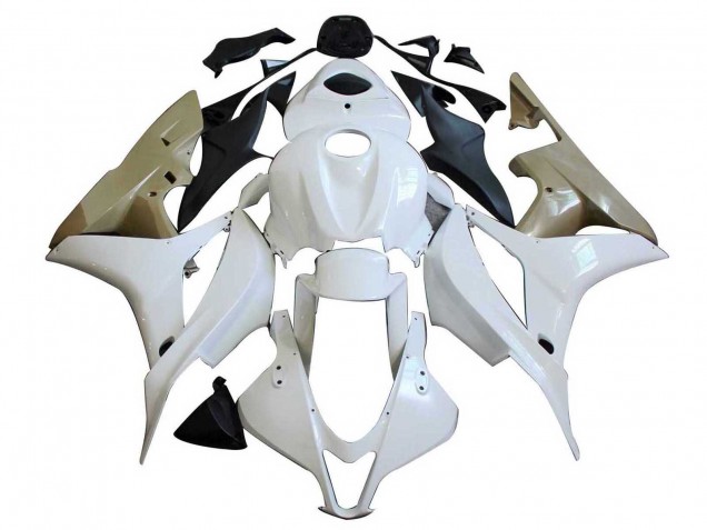 2007-2008 Honda CBR600RR Motorcycle Fairings - Silver White Canada Websites