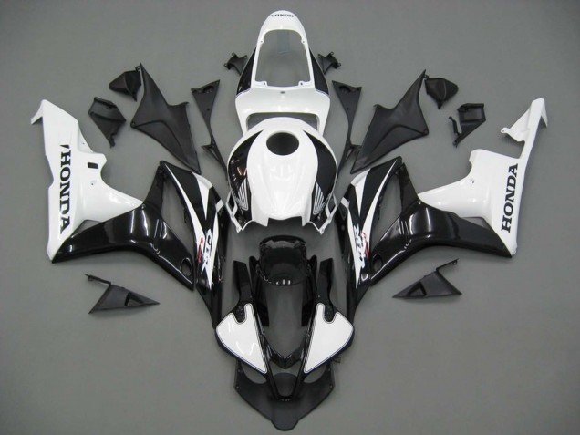 2007-2008 Honda CBR600RR Motorcycle Fairings - White Black Racing Canada Websites