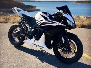 2007-2008 Honda CBR600RR Motorcycle Fairings - White Black Racing Canada Websites