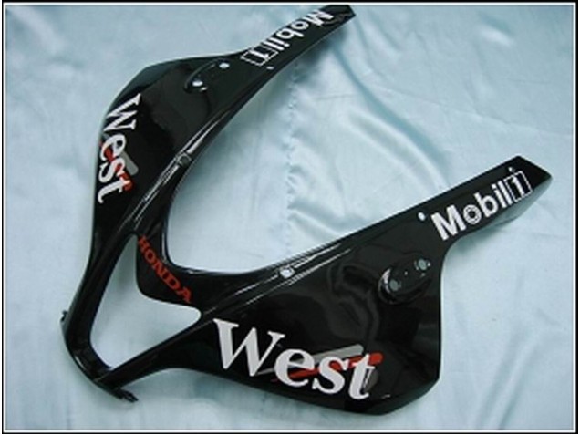 2007-2008 Honda CBR600RR Motorcycle Fairings - Glossy Black White West Canada Websites