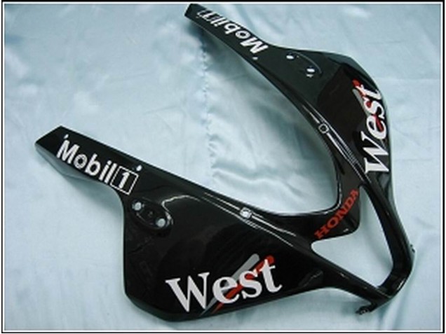 2007-2008 Honda CBR600RR Motorcycle Fairings - Glossy Black White West Canada Websites