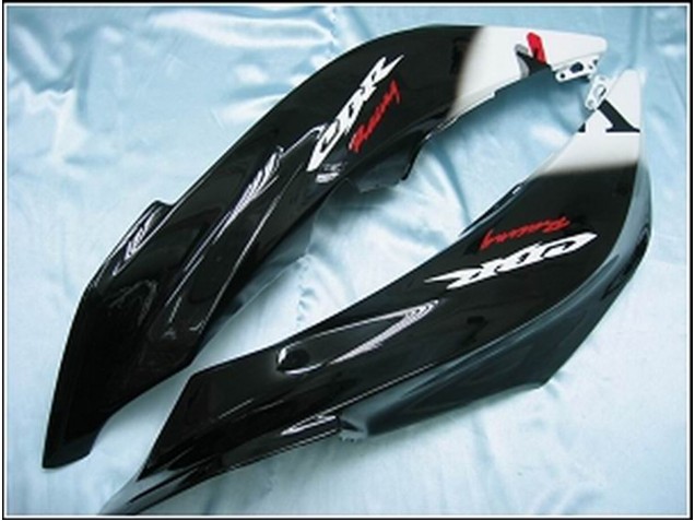2007-2008 Honda CBR600RR Motorcycle Fairings - Glossy Black White West Canada Websites