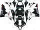 2007-2008 Honda CBR600RR Motorcycle Fairings - Glossy Black White West Canada Websites