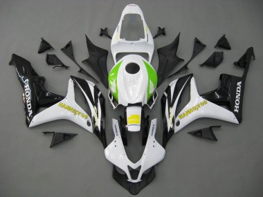 2007-2008 Honda CBR600RR Motorcycle Fairings - White Green Yellow Glossy Black Hannspree Canada Websites