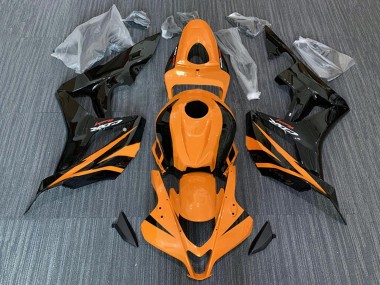 2007-2008 Honda CBR600RR Motorcycle Fairings - Orange Glossy Black Racing Canada Websites