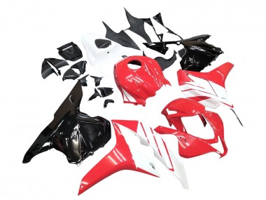 2009-2012 Honda CBR600RR Motorcycle Fairing Kits - White Red Glossy Black Canada Websites