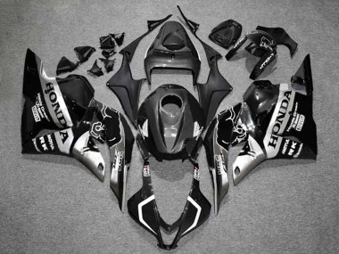 2009-2012 Honda CBR600RR Motorcycle Fairings - Silver Glossy Black HRC Canada Websites