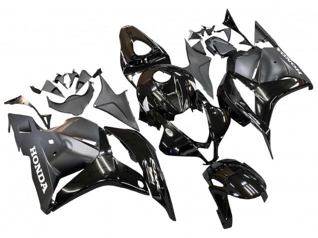 2009-2012 Honda CBR600RR Motorcycle Fairings - Glossy Black Matte Black Canada Websites