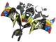 2009-2012 Honda CBR600RR Motorcycle Fairings - Black Multicolor MoviStar Canada Websites