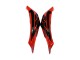 2009-2012 Honda CBR600RR Motorcycle Fairings - Red Glossy Black Matte Black Stripe Canada Websites