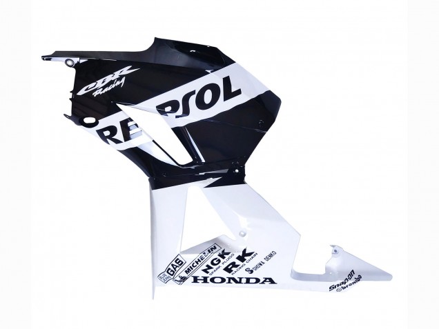 2013-2023 Honda CBR600RR Motorcycle Fairings - White Glossy Black Repsol Canada Websites