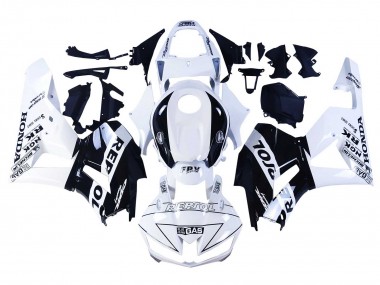 2013-2023 Honda CBR600RR Motorcycle Fairings - White Glossy Black Repsol Canada Websites