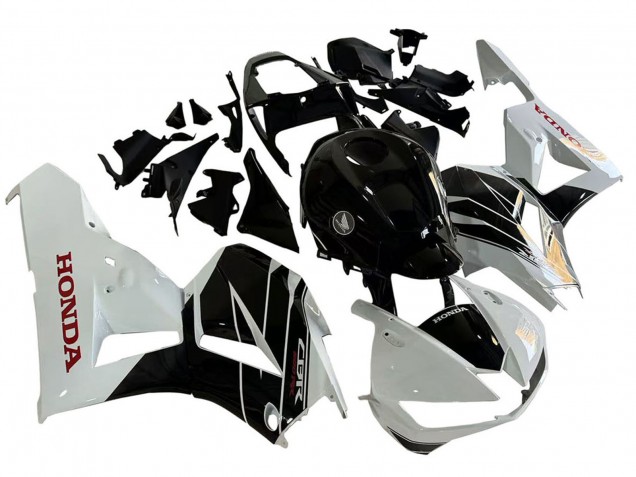 2013-2023 Honda CBR600RR Motorcycle Fairing Kits - White Glossy Black Canada Websites