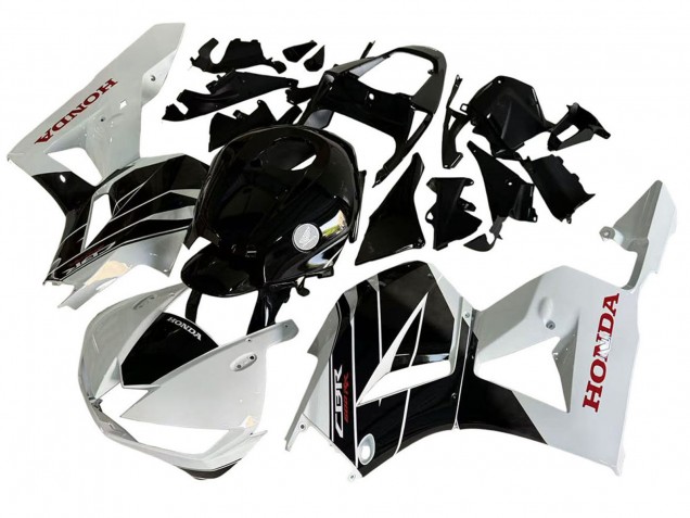 2013-2023 Honda CBR600RR Motorcycle Fairing Kits - White Glossy Black Canada Websites