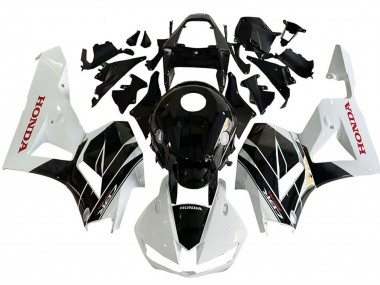 2013-2023 Honda CBR600RR Motorcycle Fairing Kits - White Glossy Black Canada Websites
