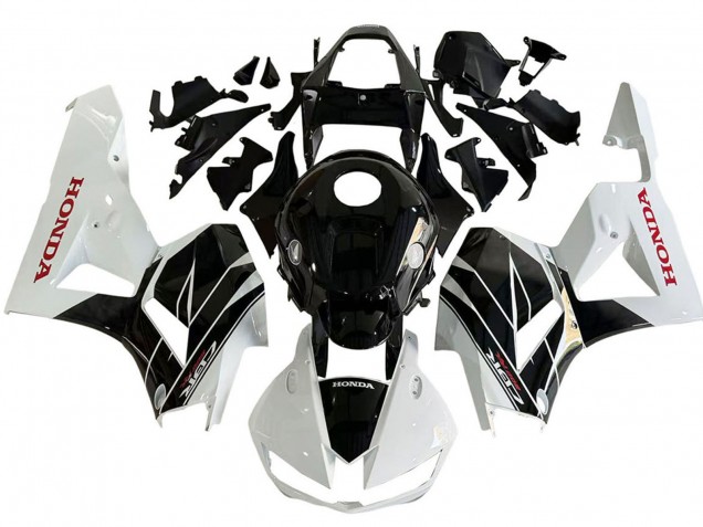 2013-2023 Honda CBR600RR Motorcycle Fairing Kits - White Glossy Black Canada Websites