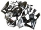 2013-2023 Honda CBR600RR Motorcycle Fairings - Silver Glossy Black Canada Websites