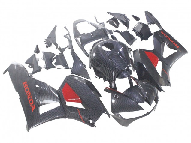 2013-2023 Honda CBR600RR Motorcycle Fairings - Black Carbon Fiber Red Canada Websites
