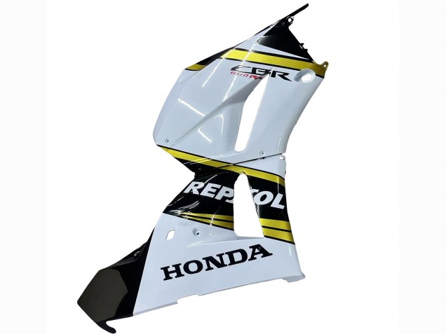 2013-2023 Honda CBR600RR Motorcycle Fairings - White Gold Glossy Black Repsol Canada Websites