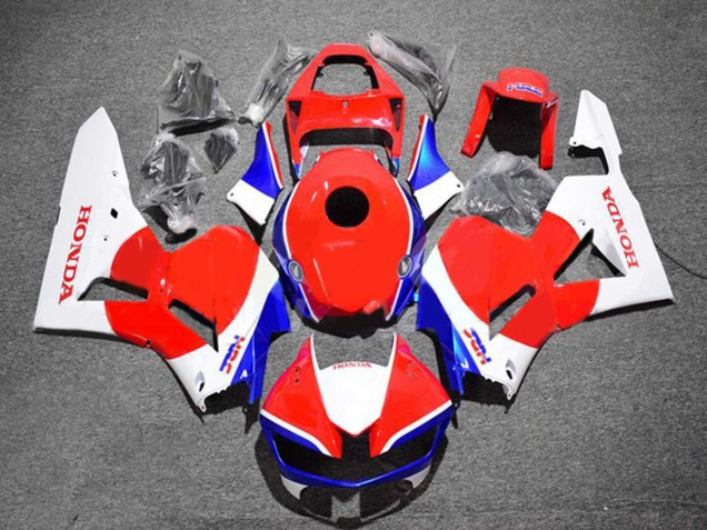 2013-2023 Honda CBR600RR Motorcycle Fairing Kits - White Red Blue HRC Canada Websites