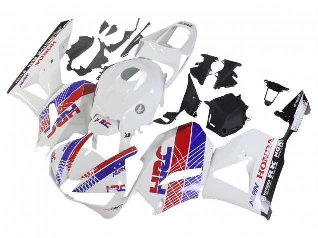 2013-2023 Honda CBR600RR Motorcycle Fairing - White Red Blue HRC Canada Websites