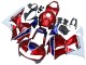 2013-2023 Honda CBR600RR Motorcycle Fairings - White Red Blue HRC Canada Websites