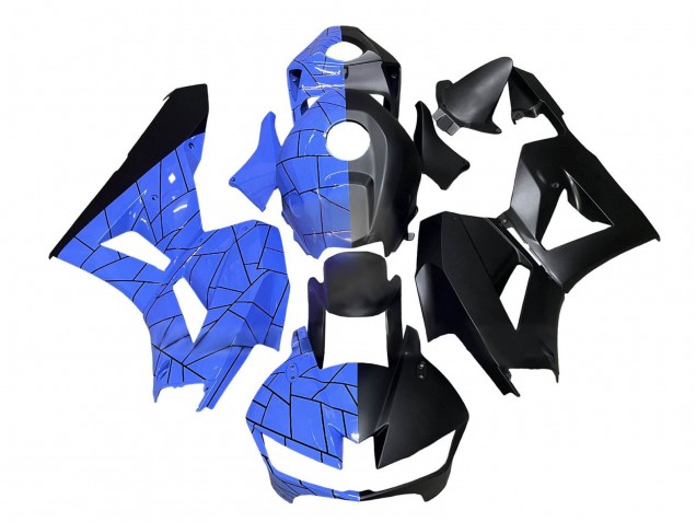 2013-2023 Honda CBR600RR Motorcycle Fairing - Blue Matte Black Canada Websites