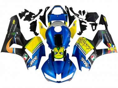 2013-2023 Honda CBR600RR Motorcycle Fairings - Blue Yellow Matte Black Green Monster Shark Canada Websites